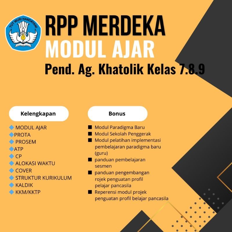 

Modul Ajar Pend. Ag. Khatolik Kelas 7.8.9 Kurikulum Merdeka