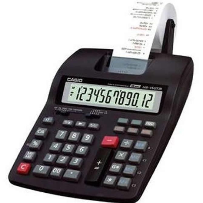 

KALKULATOR CASIO HR 150TM PRINTING 12 Digit / PRINT CALCULATOR HR150TM
