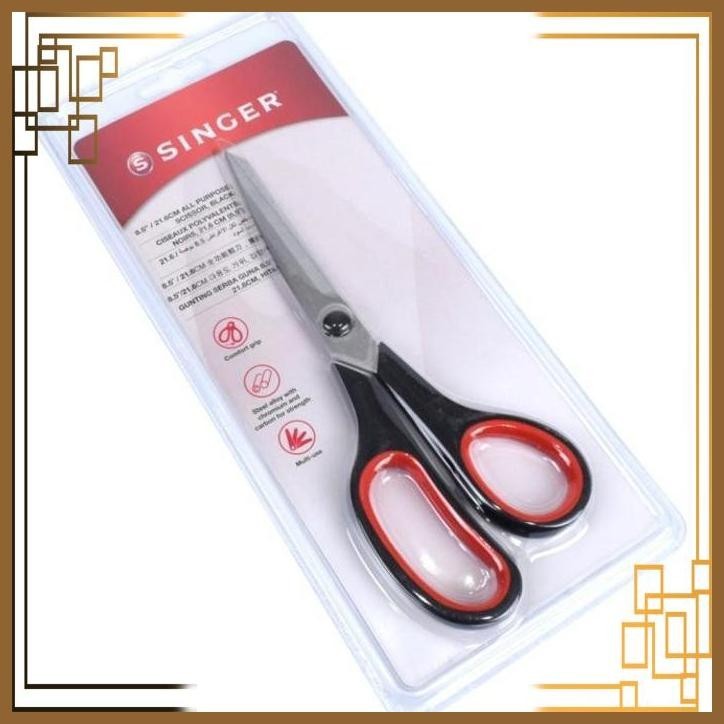

[NPT] Gunting Kain 8.5 inch / 21,6 cm / All Purpose Scissors Merk Singer