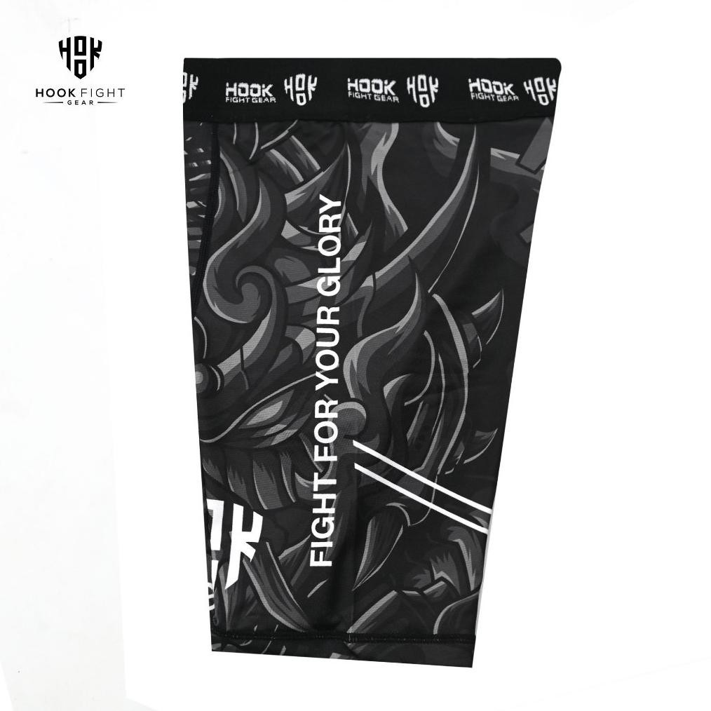 OIU Legging MMA BJJ Compression Pants Fight Spats Hook Rock TERLARIS