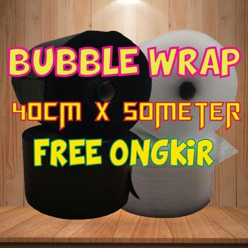 

Sale Bubble Wrap 40Cm X 50M Plastik Packing Buble Wrap Tebal Terbaru