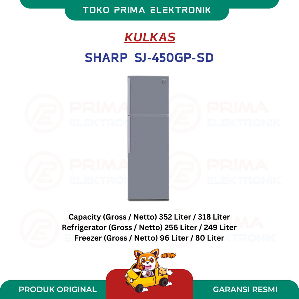 SHARP KULKAS SJ-450GP-SD