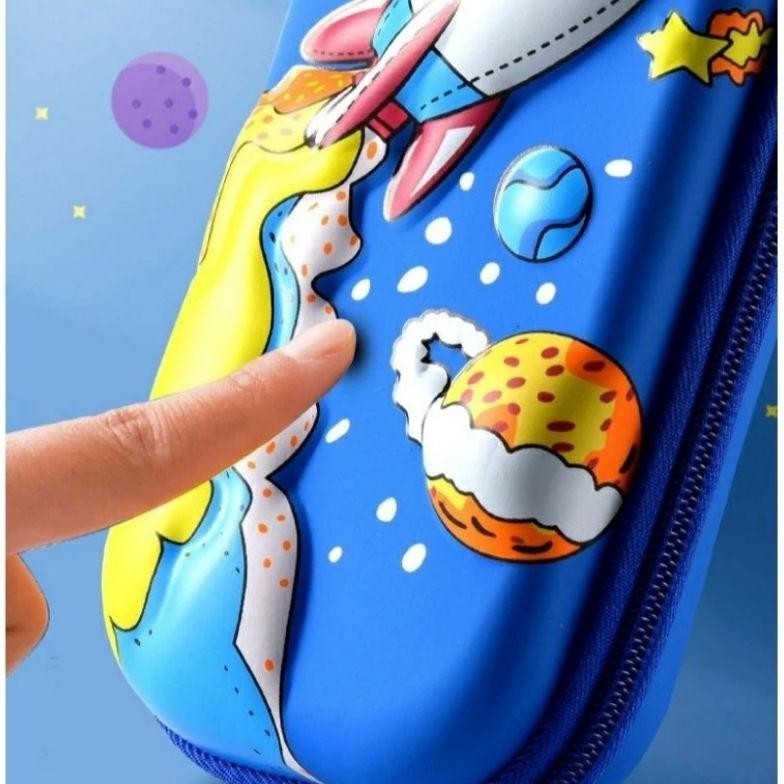 

PROMO Kotak Pensil Anak 3D timbul karakter bahan EVA anti air tempat pensil alat tulis in-129