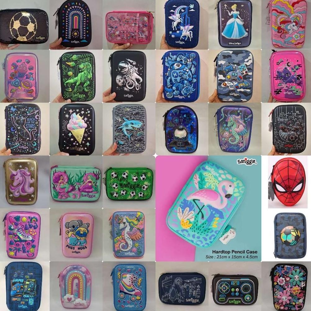 

ORIGINAL PENCIL CASE / KOTAK PENCIL HARDTOP SMIGGLE sd-67