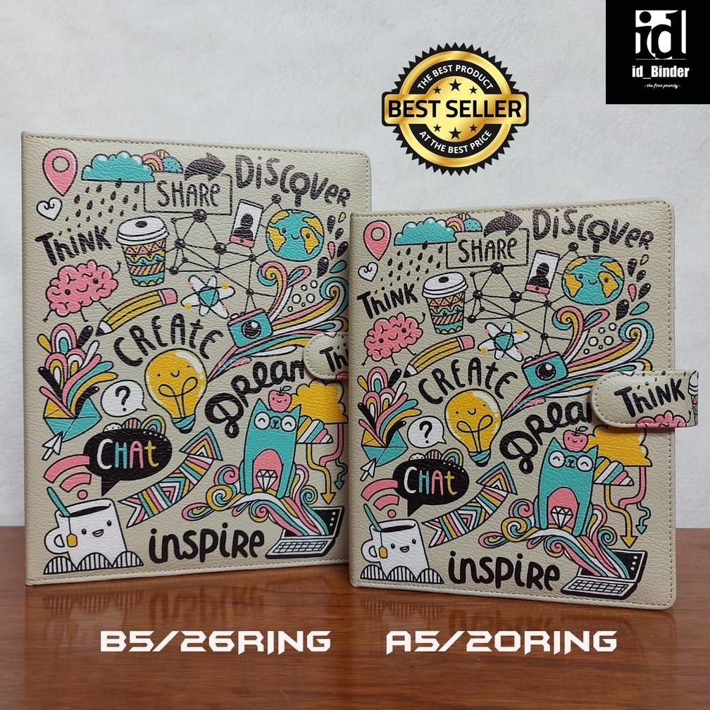 

ORIGINAL BINDER PRINTING MOTIP CREATE DREAM A5/20RING DAN B5/26RING gfd-12