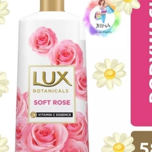 Lux Botanicals Soft Rose Sabun Mandi Cair Pump/ Botol 580Ml