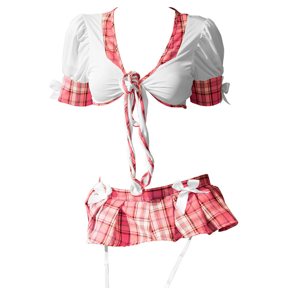 L1292 Lingerie Kostum Wanita Cosplay Seragam Sekolah Pelajar Seksi Costume Student Uniform