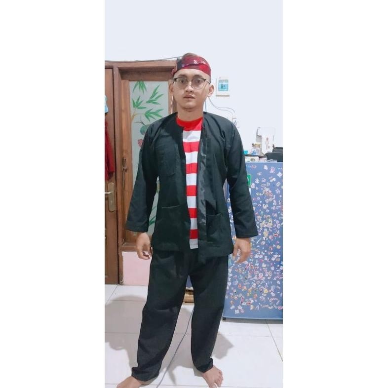 Ox04 Baju Adat Madura Dewasa Baju Gombrong Baju Pesak Baju Pak Sakera Promo Special