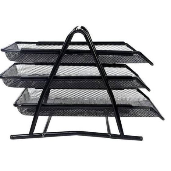 

BISA COD RAK DOKUMEN KERTAS BESI LOGAM 3 SUSUN / ELEVATED TRAY 3 TINGKAT TW39