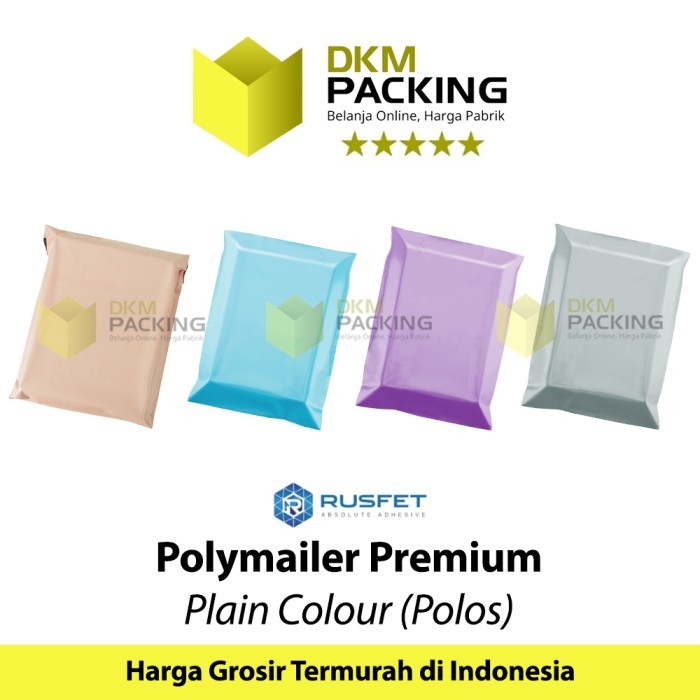 

SALE Polymailer Plastik Packing Olshop POLOS PREMIUM & EKONOMIS / PACK