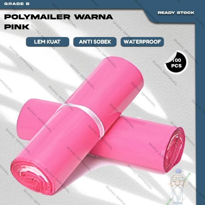 

HARGA DISKON Plastik Packing Baju Kantong POLYMAILER Olshop isi 100 Glossy Uk 25X35