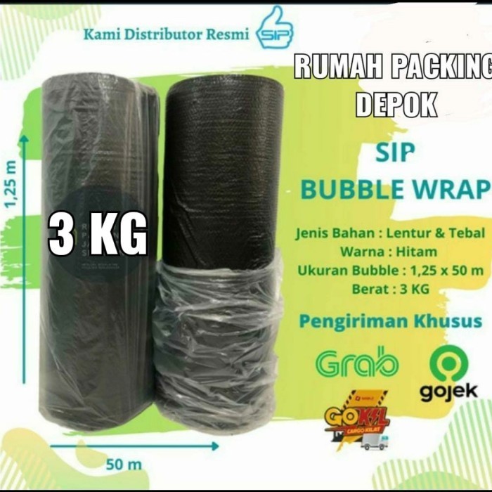 

SALE Bubble wrap Hitam murah SIP 3kg