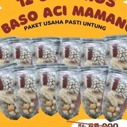 

12 Bungkus Baso Aci Cilok Ayam