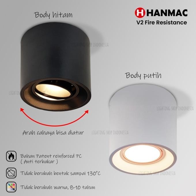 . Lampu downlight outbow kap rumah lampu led mr16 atur arah cahaya