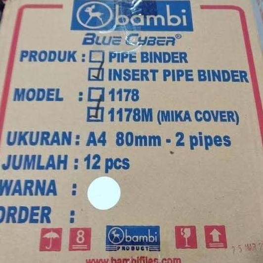 

Insert Pipe Binder Bambi 1178 Mika ( A4 )
