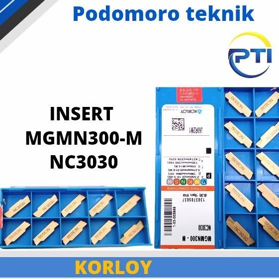 

Mgmn300-M Insert Grooving 3Mm Pahat Bubut Mgmn 300 Nc3030