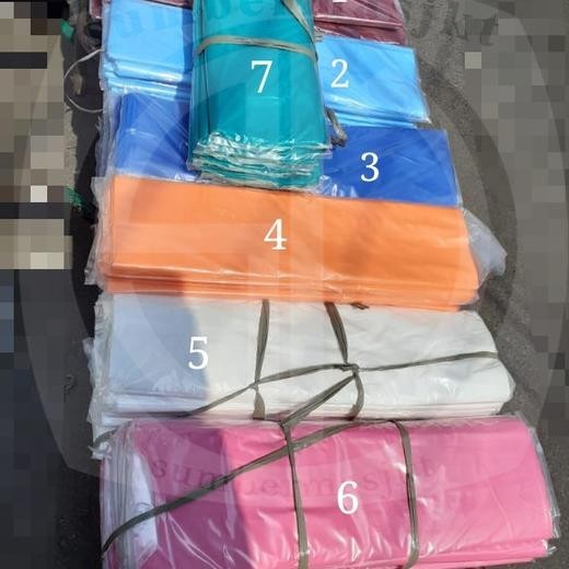 Plastik Sampah Warna Warni 60X100 / Plastik Layang Layang / Layangan