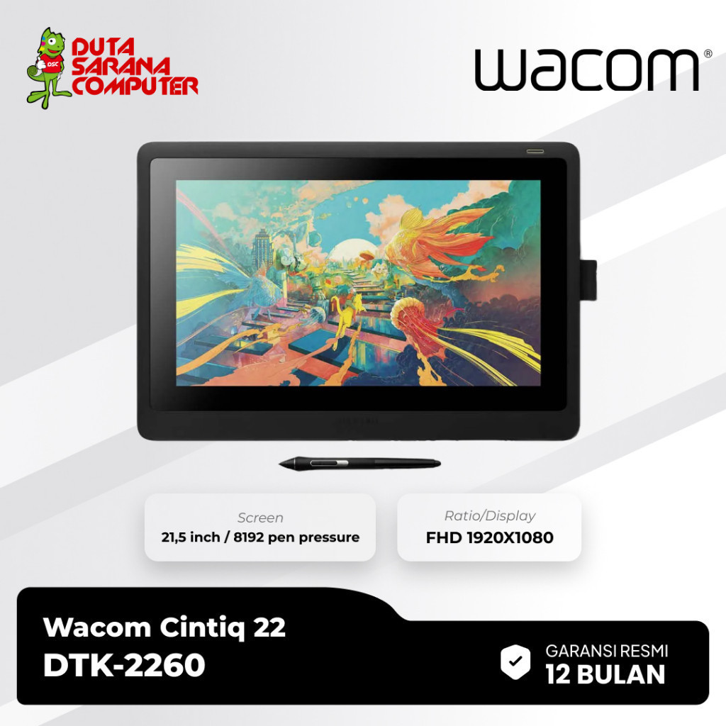 READY WACOM CINTIQ 22 DTK2260 DTK-2260 DTK 2260 DTK2260 CINTIQ 22 HD WACOM PEN DISPLAY