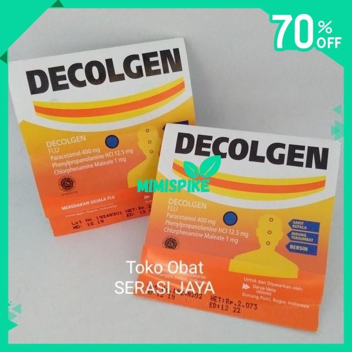 

DECOLGEN TABLET CATCH COVER 4 TABLET OBAT BATUK BY MIMISPIKE !