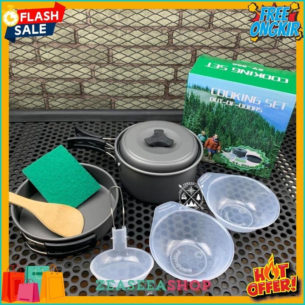 Cooking Set | Tendaki | Sy 200 | Ds 200 | Tc 200 | Tc 300 | Alat Masak Set | Nesting | Nesting Campi