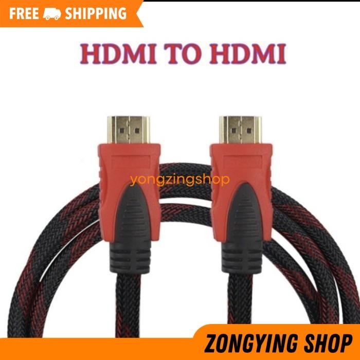 KABEL HDMI OKACHI 1.5 METER / 3 METER KABEL HD TV HDMI 1.4 CABLE ZONGYING SHOP PRODUK TERBAIK
