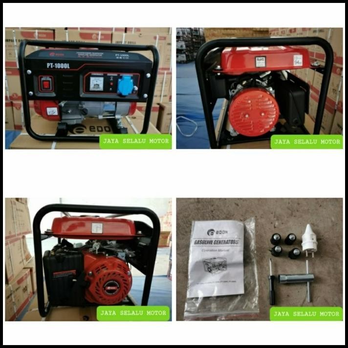 TERMURAH GENSET EDON 1000 WATT EDON PT 1000L GASOLINE GENERATOR GARANSI RESMI