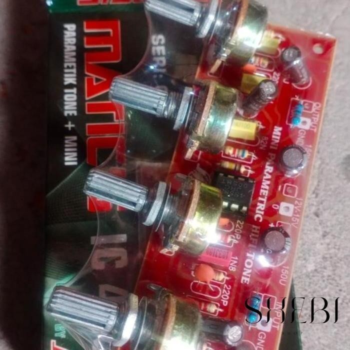 PROMO KIT MATIC'S IC 4558 PARAMETIK TONE + MINI / Kit Parametik Tone IC 4558 shebi_shop