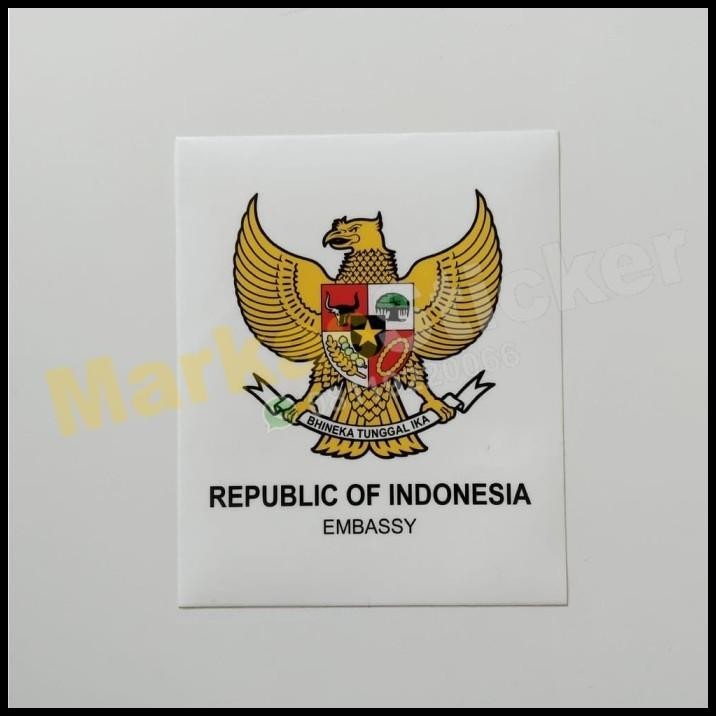 

GRATIS ONGKIR STICKER GARUDA REPUBLIC OF INDONESIA-EMBBASY VERTICAL TEMPEL DALAM !!!