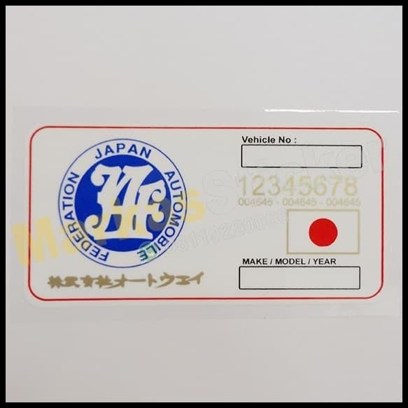

BEST DEAL STICKER JAF SPECTACULAR MEMBER (STIKER STICKON TEMPEL DALAM) !!!!