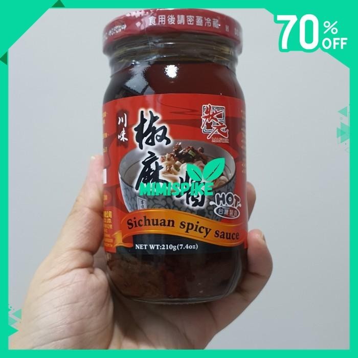 

SICHUAN SPICY SAUCE 210G MA LA MALA SAUS SE CHUAN SHI CHUAN PEPPER BY MIMISPIKE !!