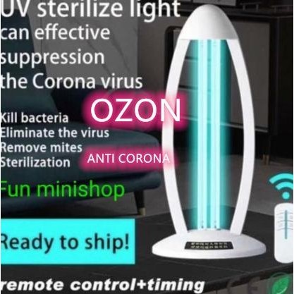 Lampu Uv Sterilizer Disinfection Uv Light 38W Remot Timer Anti Covid