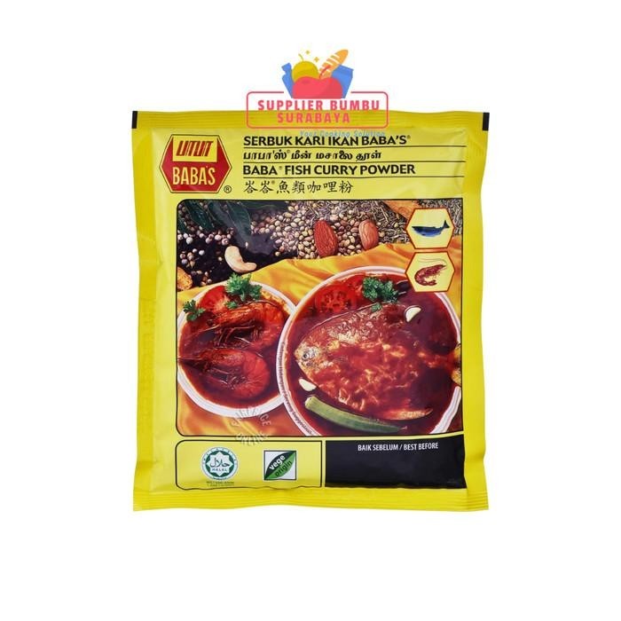 

Babas Fish Curry Powder 250g Bumbu Kari Ikan India Kuning Kualitas Terbaik