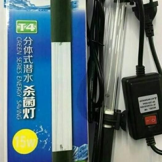 Lampu Uv Yang 15 Watt Sterilizer Kolam Ikan Aquarium Submersible