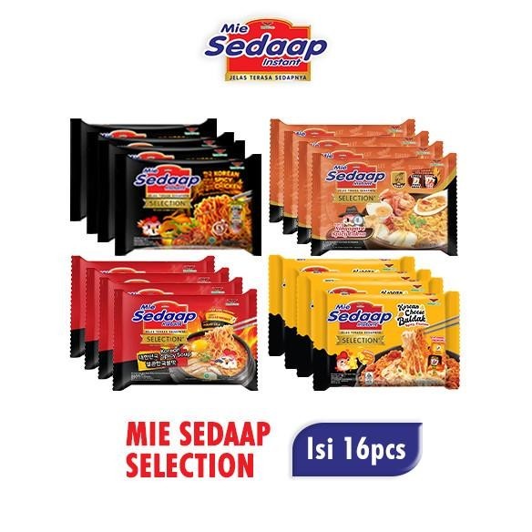 

Sedaap Mie Instan 16 Pcs Mix Flavors Korean Series & Singapore Laksa
