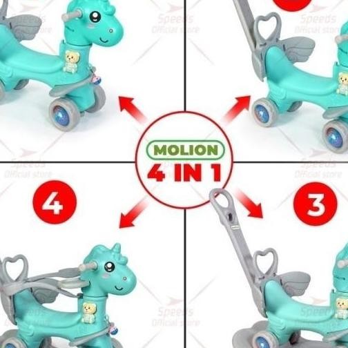 Mainan Anak Kuda-Kudaan Jungkit Anak 4In1 Molion M1006