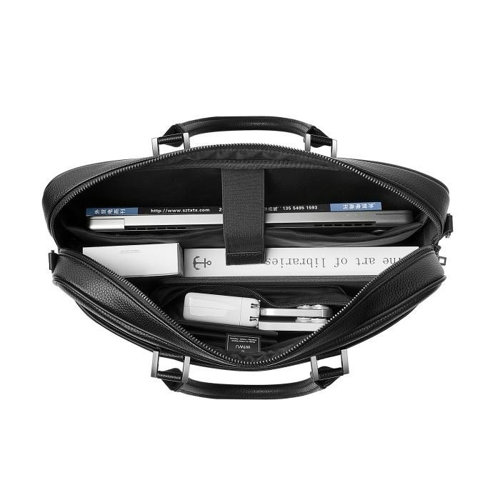 LAPTOP BAG WIWU MASTER FINGERPRINT LOCK BRIEF CASE 16" FOR MACBOOK
