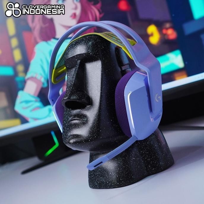 TERBARU EMOT BATU STAND HEADSET TISSUE BOX EASTER MOAI EMOTE STATUE 