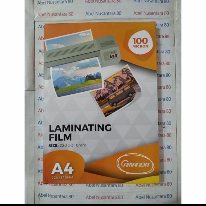 

Plastik Laminating A4 Amanda isi 100pcs