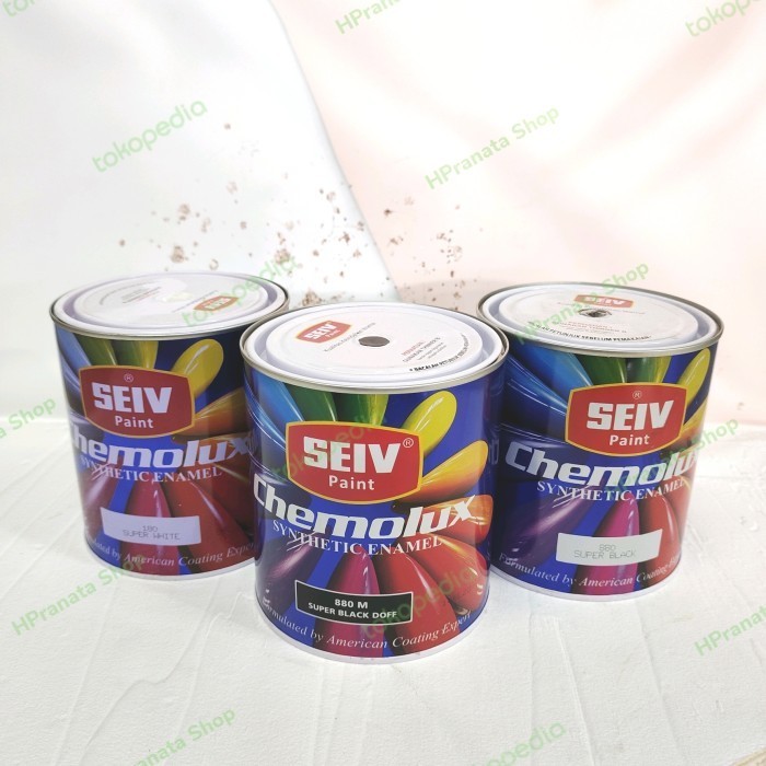 Produk CAT BESI / CAT KAYU / CAT MINYAK / SUPER GLOSS/DOFF SEIV HITAM PUTIH