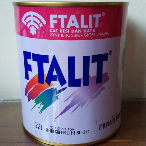Produk Cat besi Dan kayu Ftalit 1KG hino green light (221)