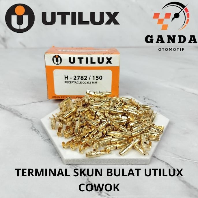 KONEKTOR COWOK / MALE TERMINAL SKUN UTILUX H-2782 ORIGINAL