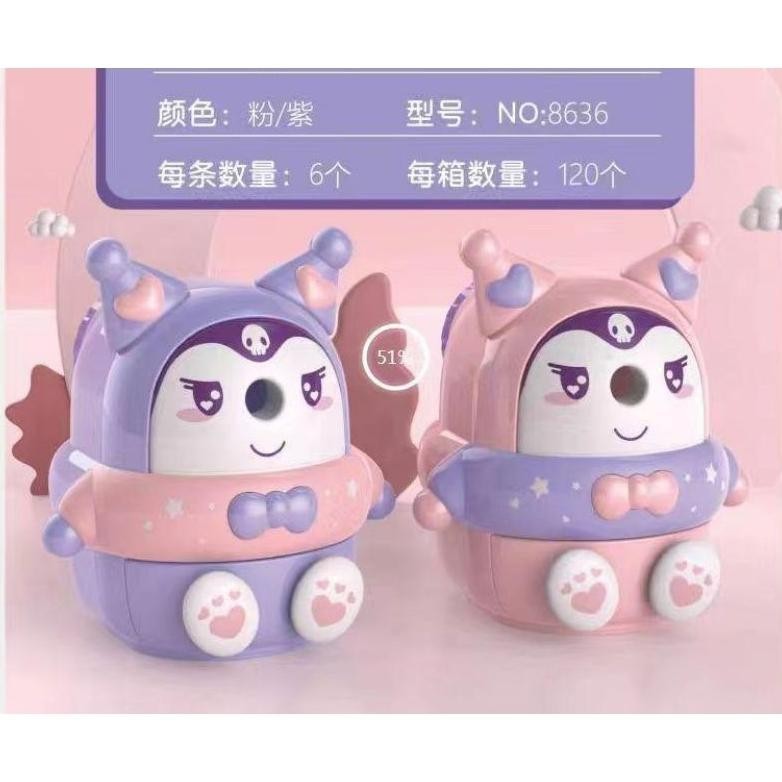 

Promo Spesial Serutan Pencil Kuromi/ Rautan Kuromi/ Rautan Pensil/ Shapener Kuromi/ Serutan Pensil Putar Ede-78