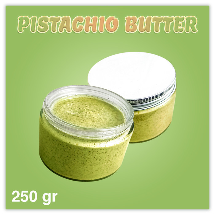 

STOK TERBATAS Pistachio Butter (Selai Kacang Pistachio Kemasan Toples Kaca) 250gr