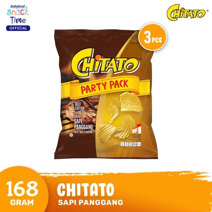 

GRATIS ONGKIR Chitato Sapi Panggang 168 Gr - 3 Pcs