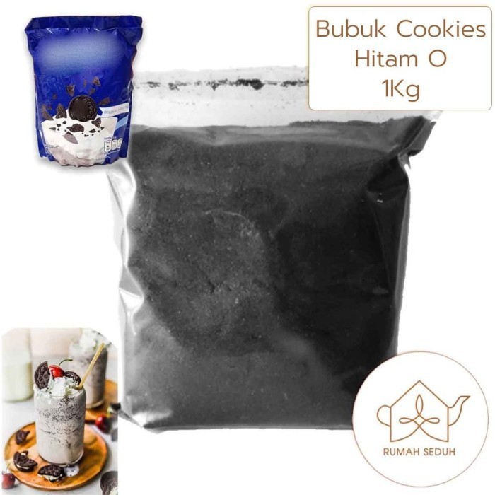 

BERMUTU ENAK!!!! Bubuk Oreo Crumb 1Kg - Remahan Biskuit Hitam