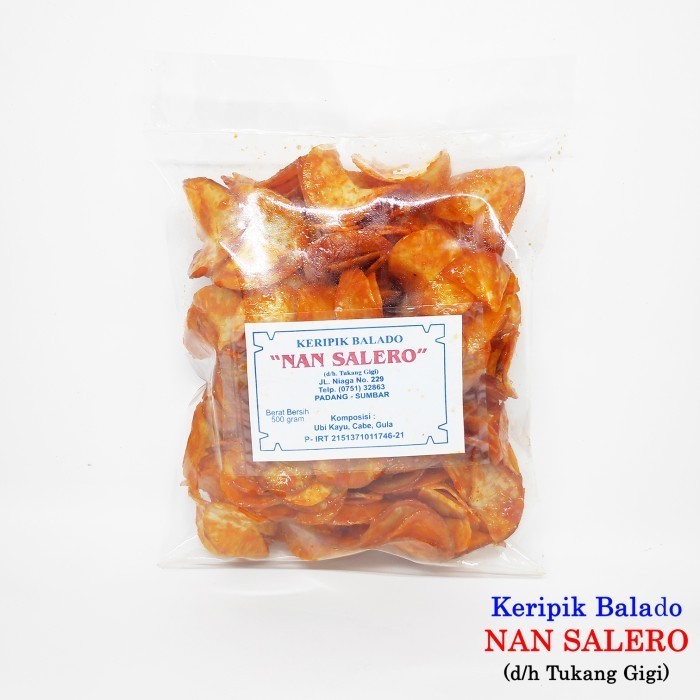

GRATIS ONGKIR Keripik Balado Bulat Nan Salero 500 gram