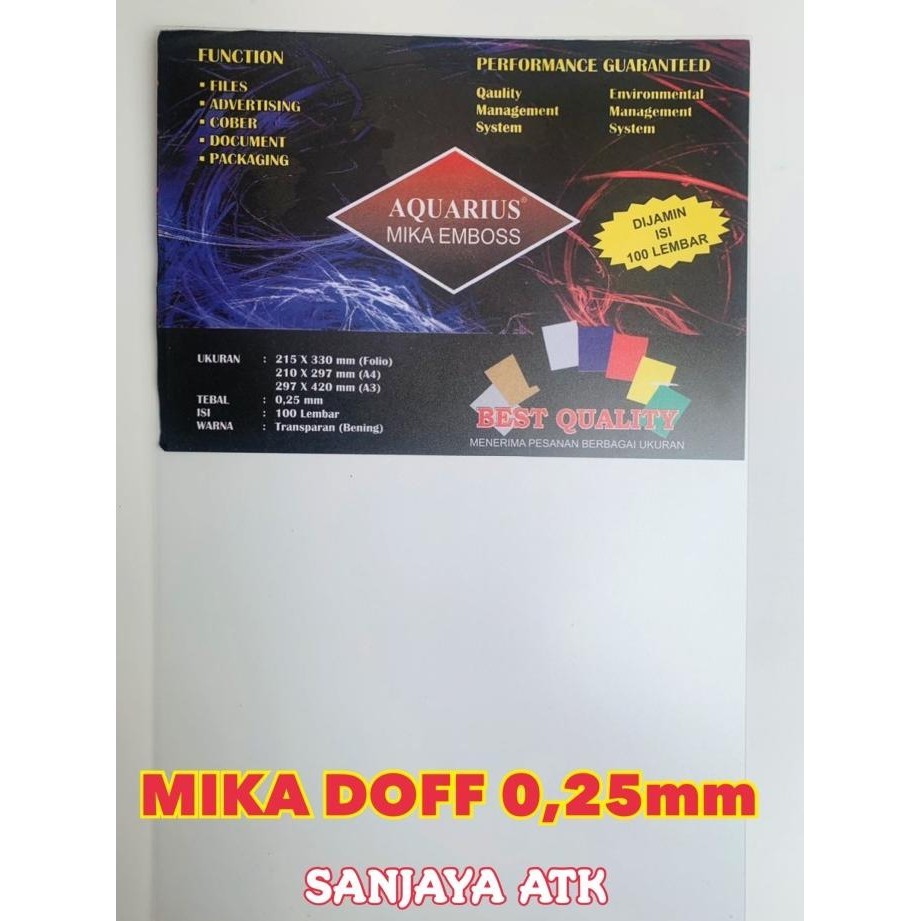 

Mika Doff/emboss 0.25 Aquarius A4