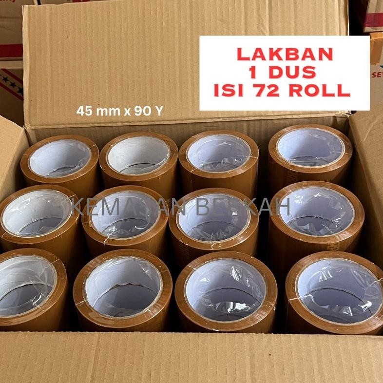 

Promo Gila Lakban Bening Dan Coklat 1 Dus 90 Yard Transparan Isi 72 Roll Okk-1520