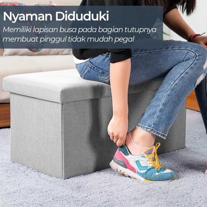 Sofa Kursi Lipat Kotak Penyimpanan Barang Box Minimalis