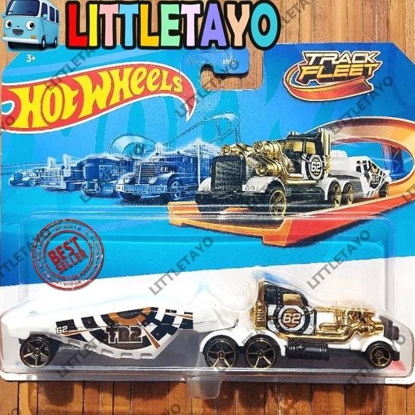 HOTWHEELS TRACK STAR FLEET TURBO BEAST - TRUCK TRANSPORT TOWING RIGS